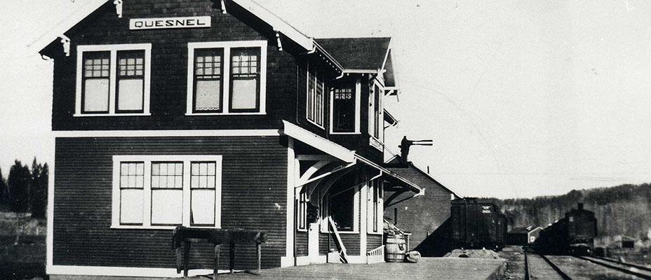 Historical photo of BC Rail station