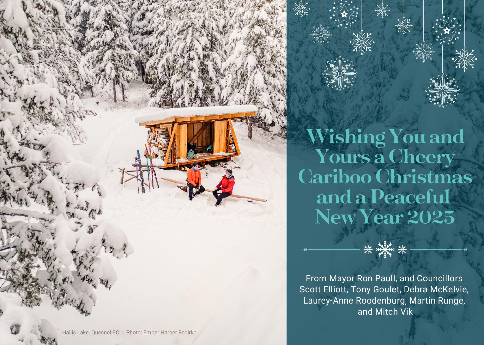Festive Christmas Card from Quesnel City Council