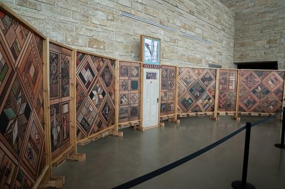 Art piece, The Witness Blanket, created by artist Carey Newman