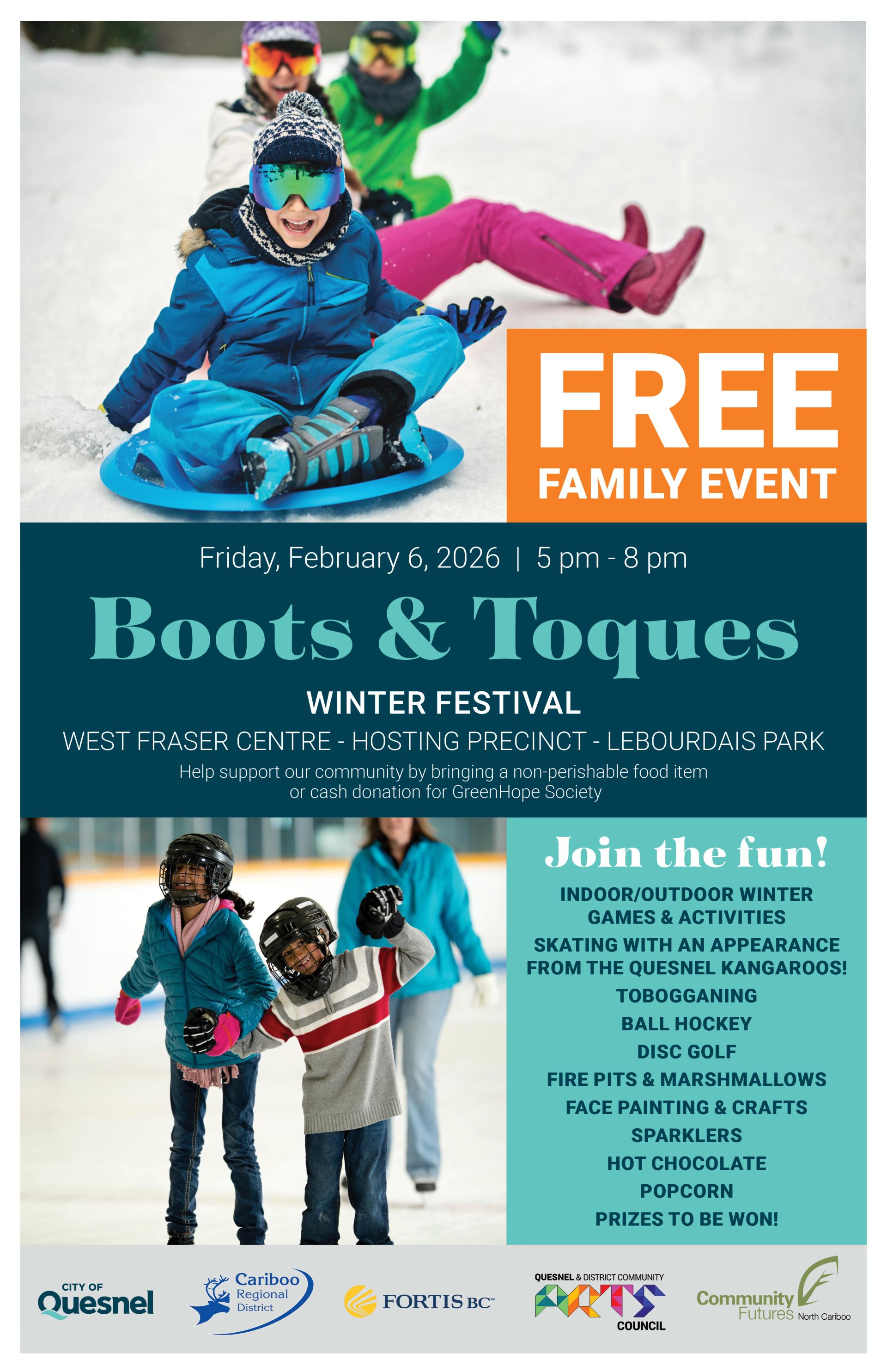 Boots & Toques 2026 poster